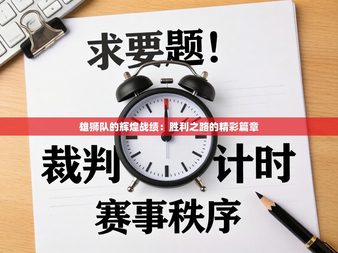 雄狮队的辉煌战绩:胜利之路的精彩篇章 第2张